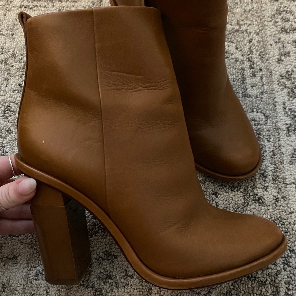 Tory Burch Real Leather Booties